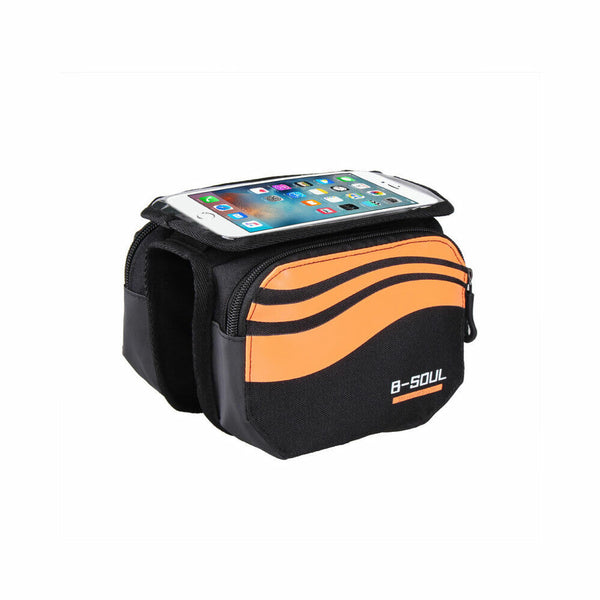 Bicycle Front Top Tube Bag Case Cycling Phone Bag Frame Pouch Pannier Bike
