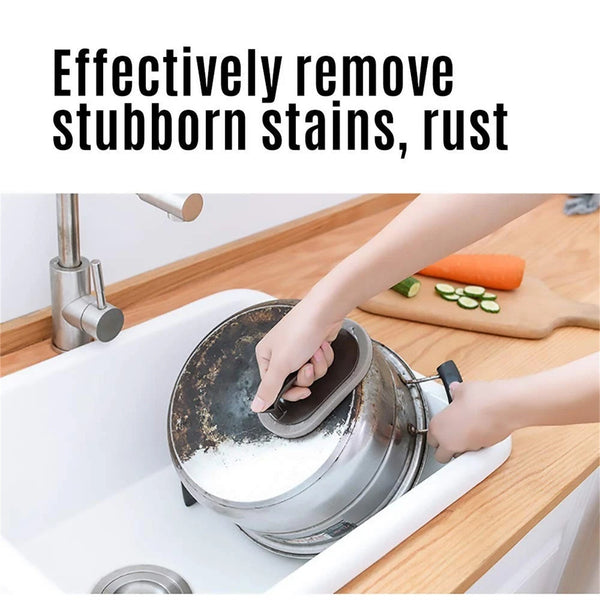 Non-Scratch Pan Cleaning Sponge – Magic Emery Rust & Stain Remover Brush