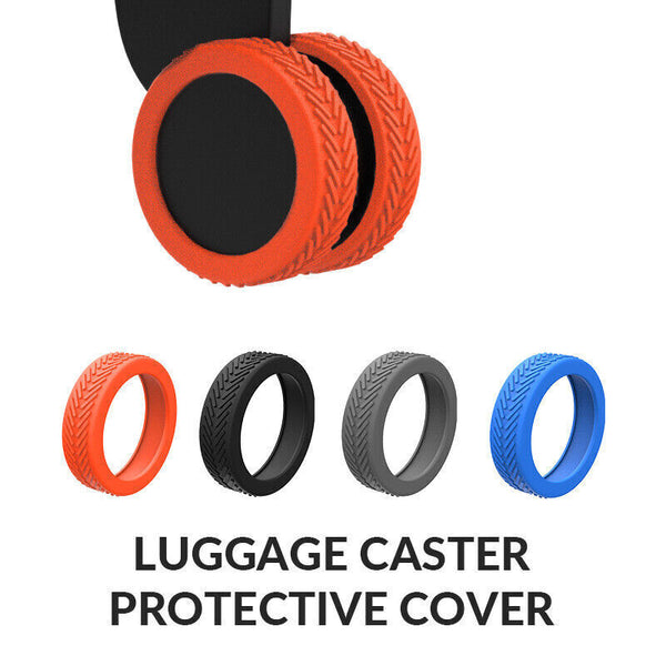 16PCS Silicone Wheel Protection Covers Luggage Extend Suitcase Wheels Lifespan