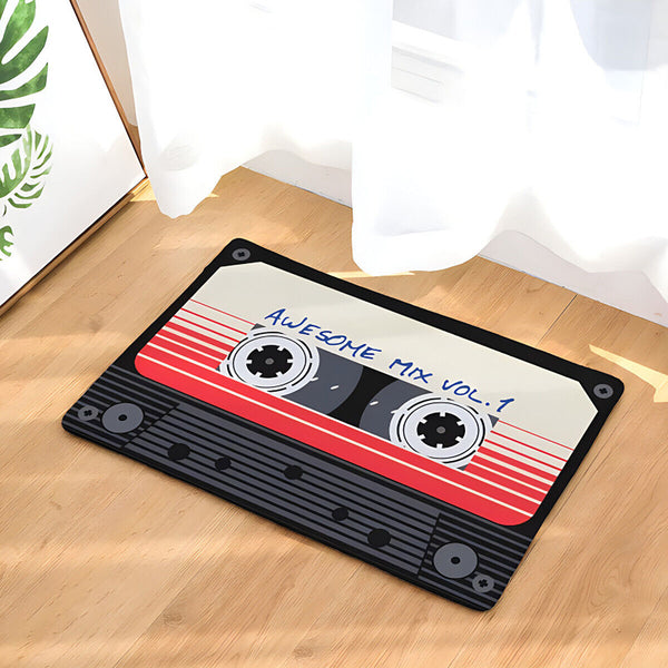 Absorbent Non-Slip Camera Bathroom Floor Mat Family Entry Door Mat Home Rug AU