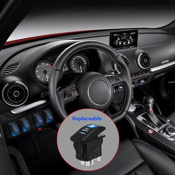 Rocker Switch Styles Blue fit ARB Carling style LED Car Boat 12v Spot Light AU