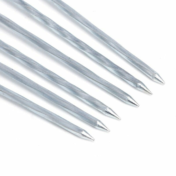 120PCS BBQ Metal Skewers Stainless Steel Flat Needle Barbecue Tools Kebab Stick
