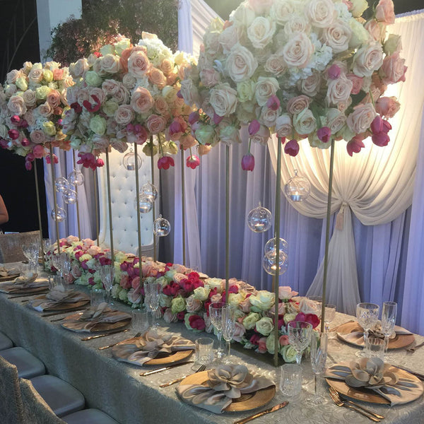 2Pcs Hanging Glass Ball Vase Flower Planter Pot Terrarium Container Home Garden