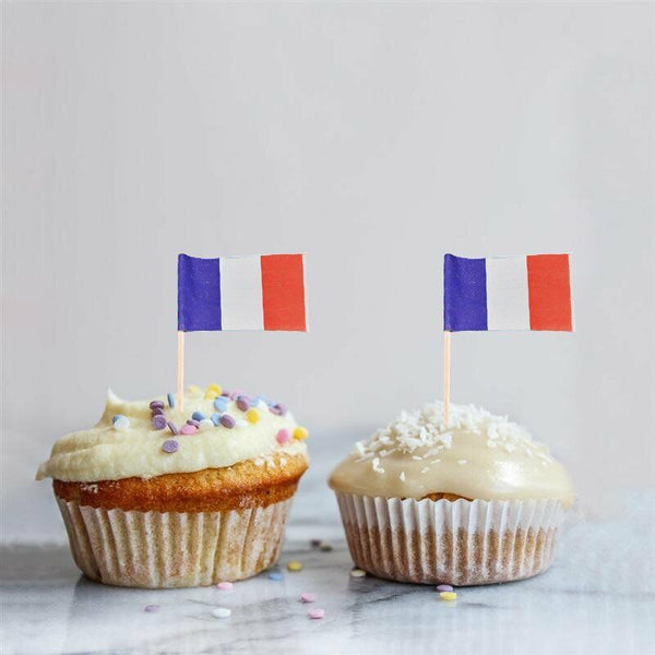 French Flag France Flag Toothpicks For Cooking Cupcakes Cocktails Party Supplies
