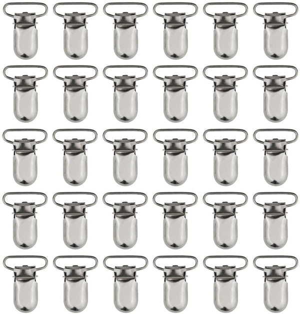 20Pcs Metal Suspender Clips Holder Lead Clips Holder Buckle For Mattress Braces