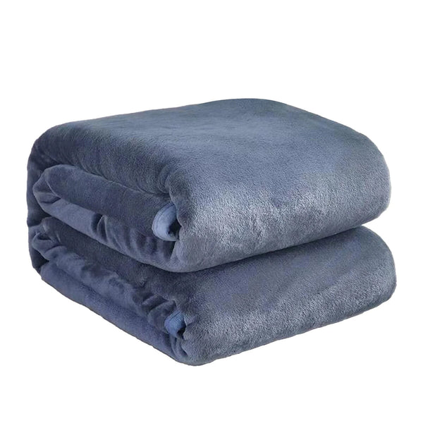 Soft Flannel Fleece Blanket Warm Throw Blanket for Bed Sofa Office Home