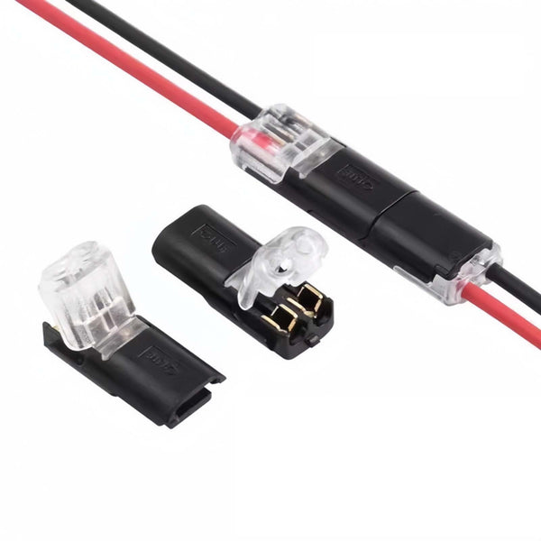 60PCS 2Pin Way Plug Car Electrical Connector Wire Cable Automotive Waterproof