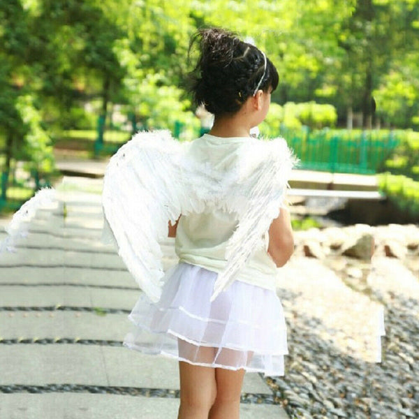 Kids Feather Fairy Wings – Angel Costume Wings for Book Week & Halloween