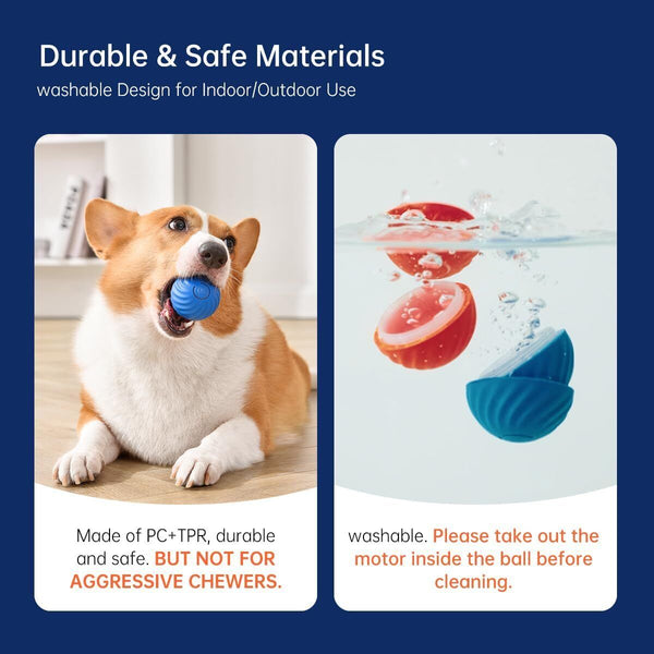 Electric Cat Dog Toy Automatic Rolling Ball Bouncing Smart Kitten Game