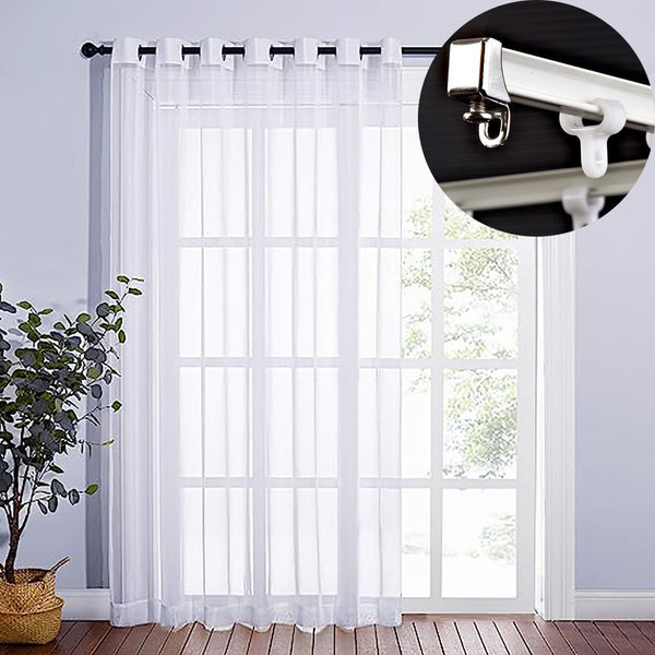 SLIDER CARRIERS for Flexible Bendable Curtain Track Glider Runner Rail Guider AU