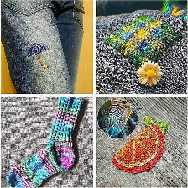 Mini Loom Speedweve Weave Tool 10/14/28 Hooks Darning Machine Tool Handmade AU