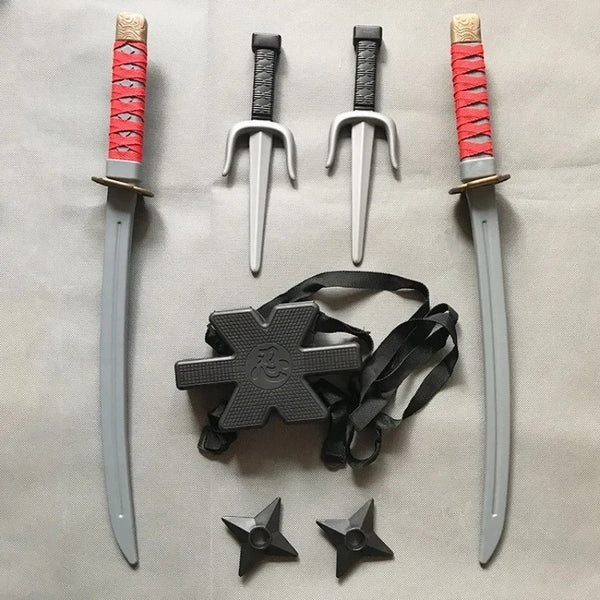 Pair of 24.5cm sai daggers from the kids ninja toy weapons costume accessory set