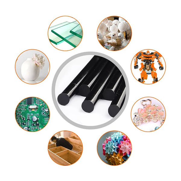 10pcs Hot Melt Glue Sticks Set Adhesive For Glue Gun Heating Craft 7mmx100mm AUS