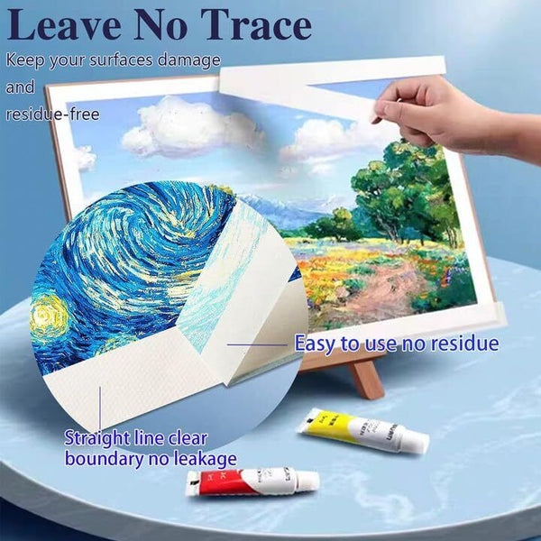 Masking Tape Painting Crepe Paper White 24mm x 25m Housing Tools Painter Art NEW