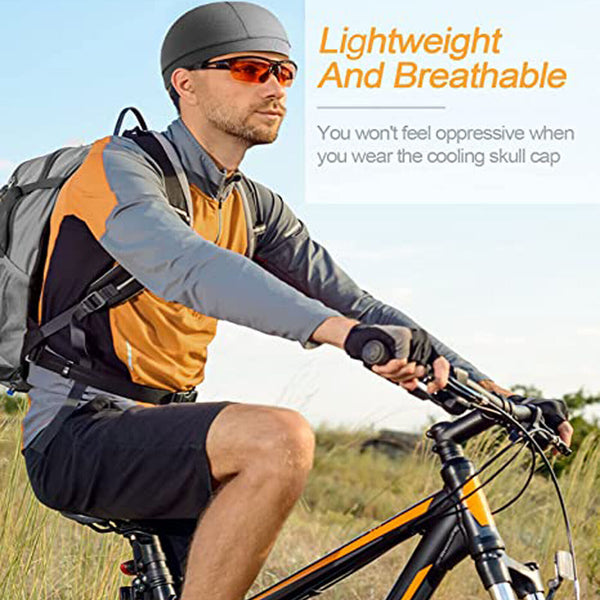 Breathable Skull Cap Sports Helmet Liner Running Cycling Beanies Sweat AU