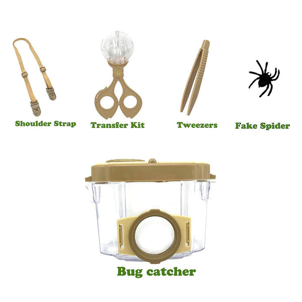 Kids Outdoor Bug Exploration Kit Insect Observer Container Box Educational Toy