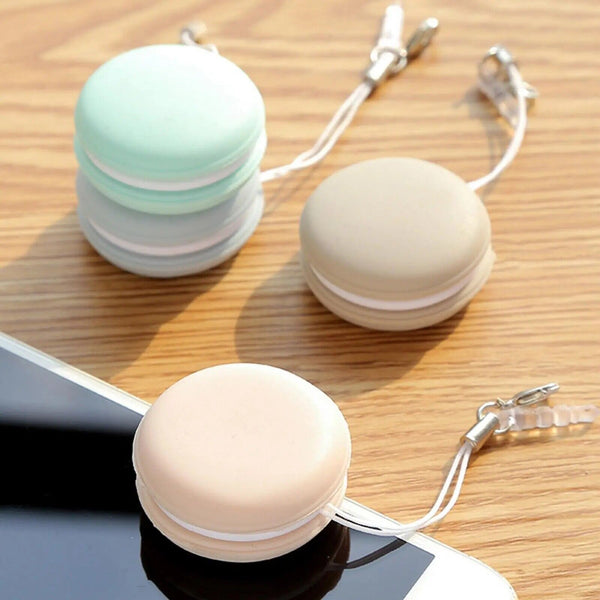 1-8PCS Macaron Shaped Mobile Phone Screen Lens Glasses Wipe Cleaning Candy Color
