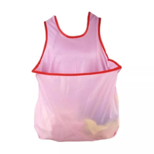 Laundry Apron Oxford Cloth Apron with Large Pocket Portable Clothes Drying Apron