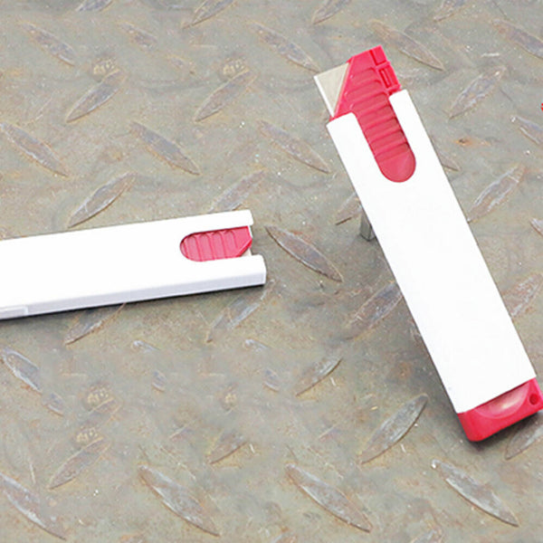 1PCS Auto Retractable Blade Mini box cutter Utility Knife Razor Pocket