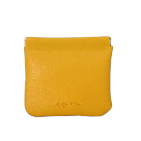 Pocket Cosmetic Bag Portable self-Closing Water-Resistant Leather Storage Bag AU