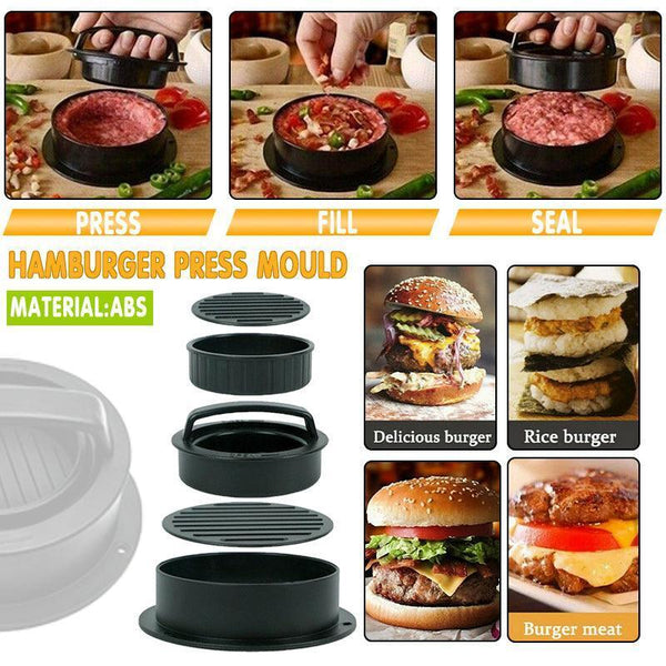 Hamburger Meat Press Mold Nonstick Burger Maker for Homemade Beef Patties Tool