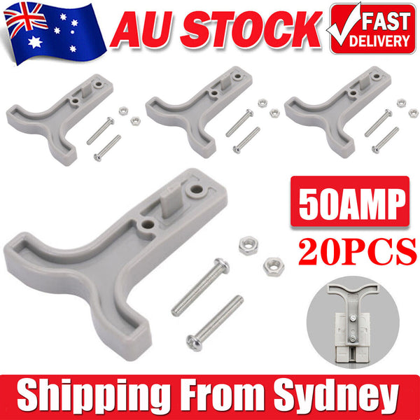 20PCS Grey T Bar handle for Anderson style plug connectors tool 50AMP 12-24V AU