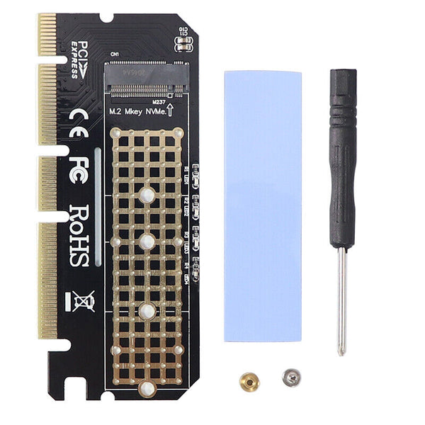 M.2 NVMe SSD NGFF TO PCIE 3.0 x16 x8 x4 Adapter M Key Interface Card Full Speed