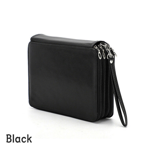 Large 168 Slot Pencil Case Foldable Storage Organizer Pen Makeup Bag Capacity