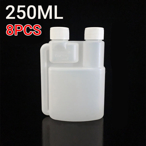 250-1000ml Plastic Twin Chamber Bottle Tamper Evident Cap Chemical Liquid Bottle