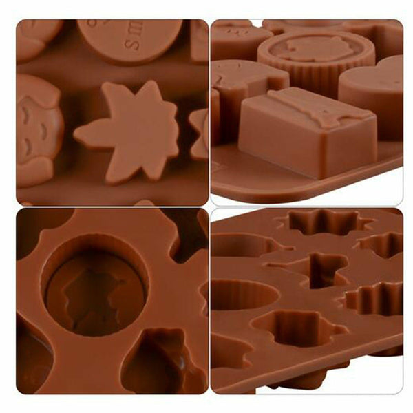 Animals Chocolate Mould Ice Tray Silicone Jelly Candy Cookie Cake Baking Mold