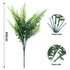 1-10x Artificial Boston Fern Leaf Home Artificial Plant Flower Garden Decoration
