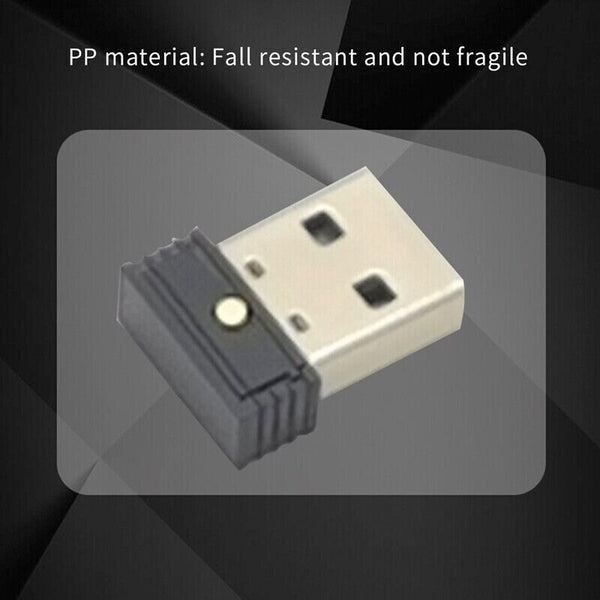2X Mouse Jiggler Undetectable Mini USB Mouse Movement Mover for Computer Laptop
