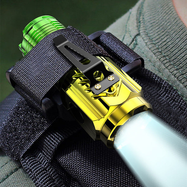 2X Three-Eyed Monster Mini Flashlight Flash Super Power Waterproof Camping Light
