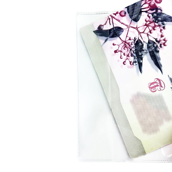 Passport Cover Protector Travel Clear Holder Organiser Wallet Matte Transparent
