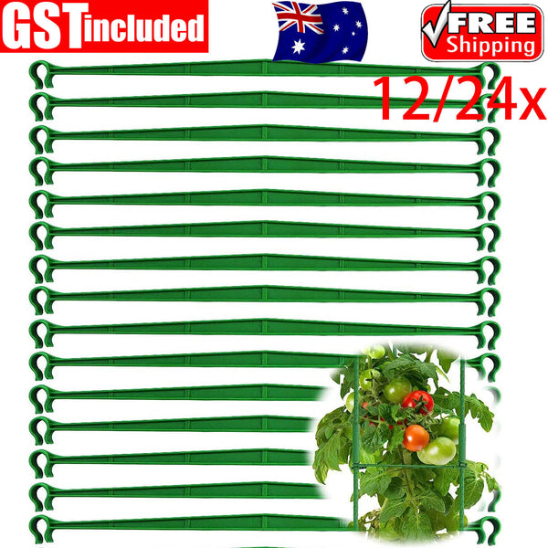 12/24PCS Stake Arms For Garden Tomato Cage Plant Growth Aid Support Plant Stem