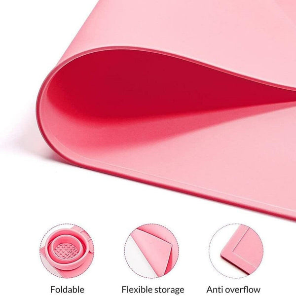Non-Stick Silicone Drawing Board Pigment Palette Silicone Painting Mat Clay Mat