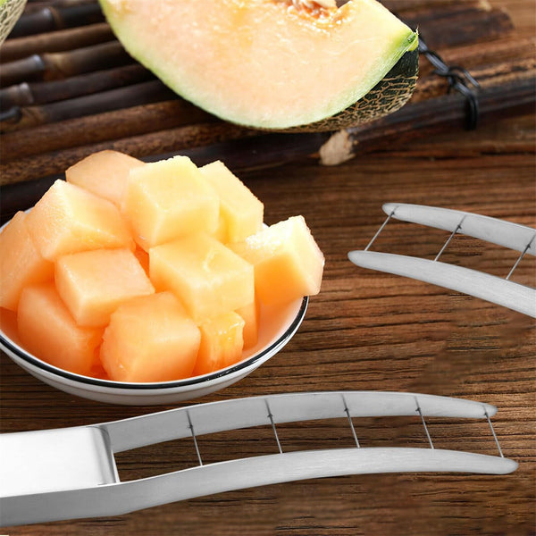 Stainless Steel Watermelon Slicer Cutter Multifunctional Fruit Fork Kitchen Tool