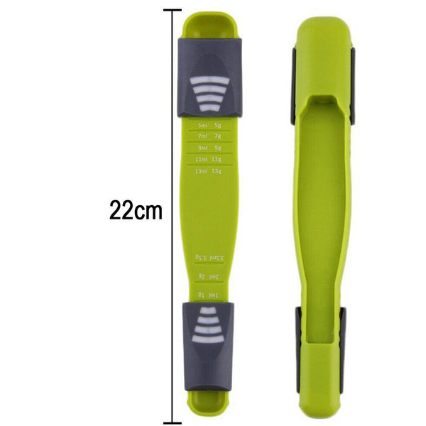 Eight Stalls Metering Spoon Kitchen Double End Measuring Scale Adjustable