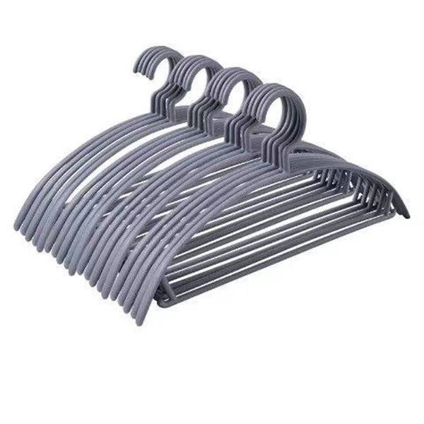 20PCS Clothes Pants Hanger Coat Non-slip Closet Organizer Storage Plastic AU