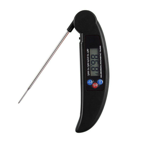 2PCS Foldable Digital Food Thermometer BBQ Meat Cooking Kitchen Temperature Probe