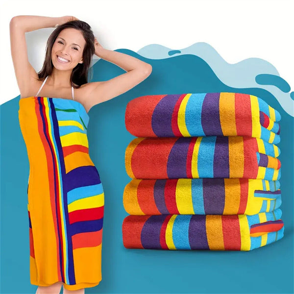 100x180cm Microfiber Bath Beach Towel Gym Sport Footy Travel Yoga Swimming