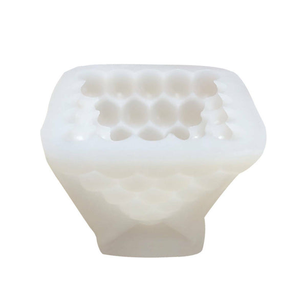 3D Candle Mould Pyramid Shape DIY Perfume Soap Candle Making Wax Silicone Mold