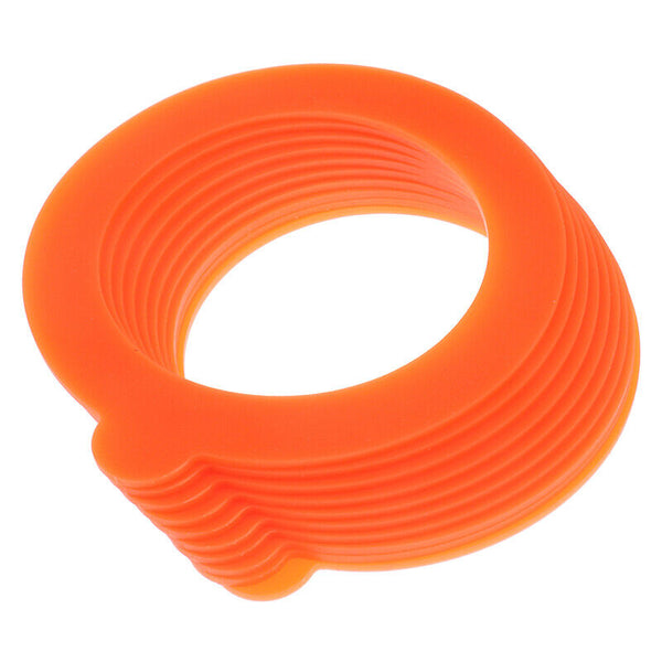 36 Pack Silicone Replacement Gasket Airtight Rubber Seals Ring for Jar Lids AU