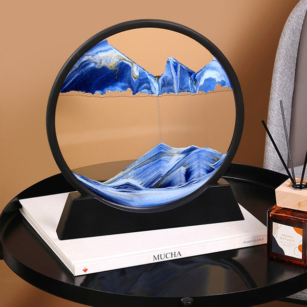 Moving Sand Art Sandscapes Motion Dynamic Flowing Picture 3D Deep Sea Display