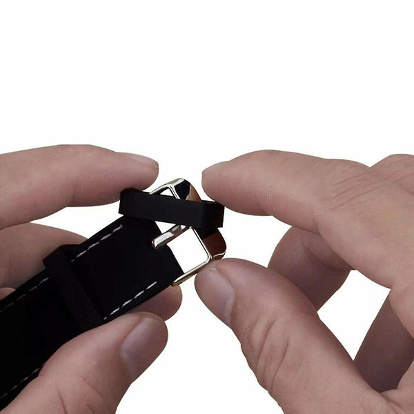 Silicone Watch Strap Loops Replacement Rubber Band Keeper Rings