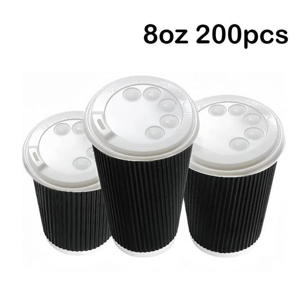 Disposable Coffee Cups Bulk Takeaway Paper Triple Wall Take Away  8oz/120z/160z