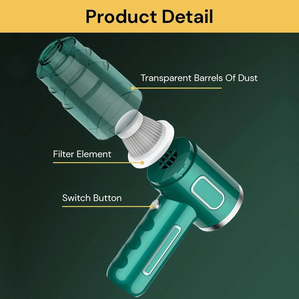 29000PA Car Vacuum Cleaner Cordless Wet Dry Handheld Vacuum Rechargeable Home AU