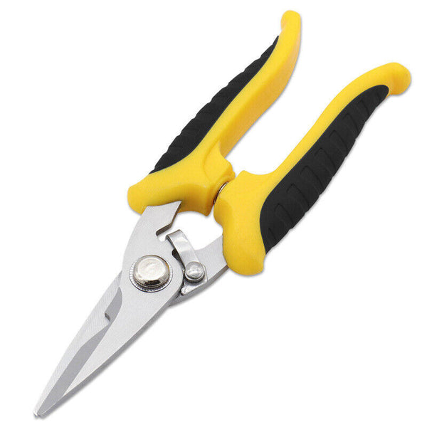 Electrician Scissors Wire Stripper Cutter Crimper Snip Pliers Shear Nippers Tool