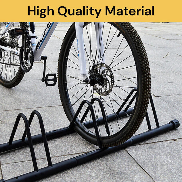 New Bike Floor Parking Rack Steel Bicycle Storage Holder Cycling Portable Stand