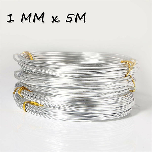 Best Grade Solid Uncoated Aluminium Wire Craft Jewellery Bonsai electrical AU